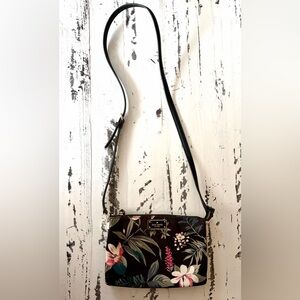 kate spade Black Floral Crossbody Bag